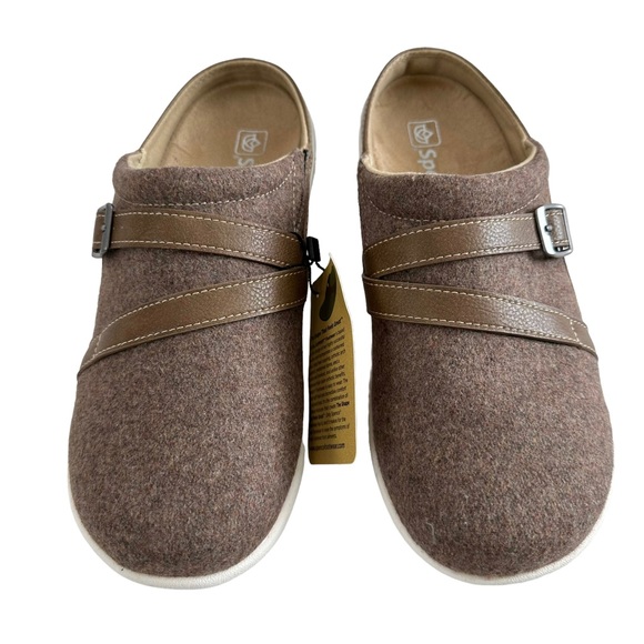 Spenco Aston Wool Slip-On Slides Tan Women’s Size 8.5B - Picture 4 of 16